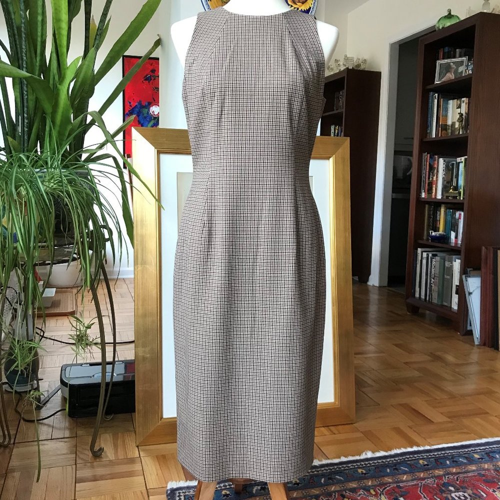 NWOT Antonio Melani houndstooth sleeveless dress